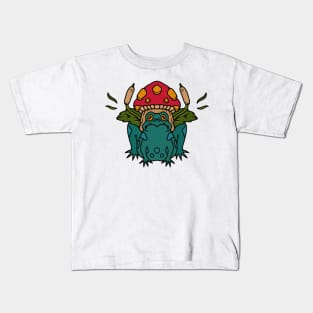 Mushroom Frog Kids T-Shirt